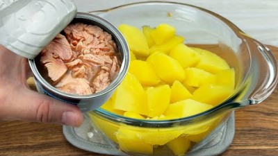 집밥 간단요리 참치 통조림 감자요리 최고 레시피 맛있게 만드는 조리법 및 재료