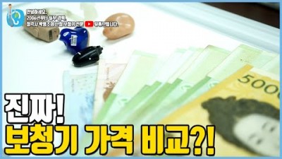 보청기 가격 비교 보총기종류 사용방법